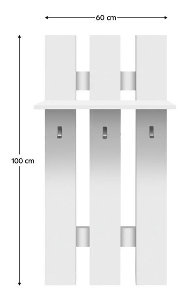 Věšák Topta Typ 39 60 (bílá)
