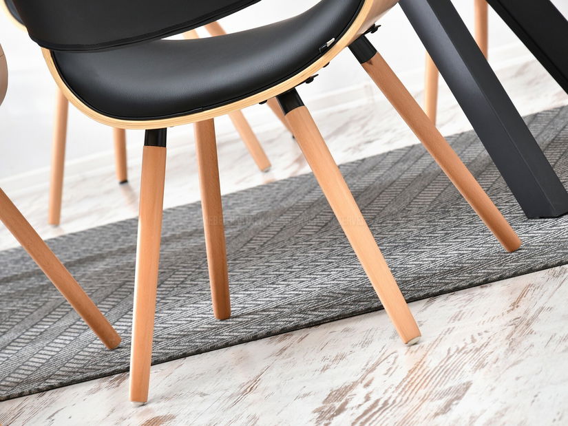 Židle Bjorn K (dub černý + dub)