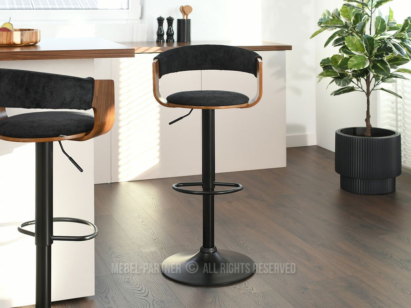 Židle Hoch (ořech tmavý + černá)