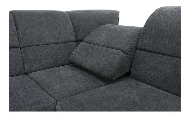 Rohová sedací souprava Stan (šedá) (L)
