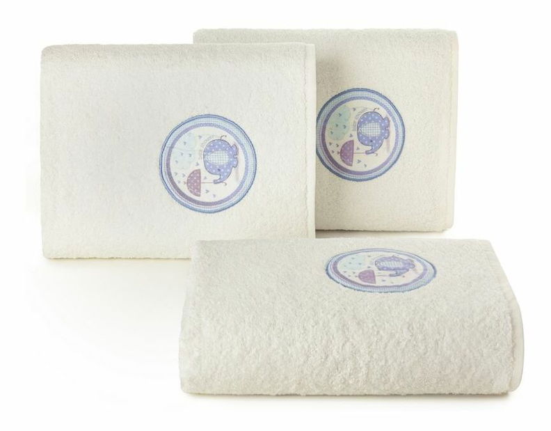 Ručník 50x90 cm Bambino 55 (6 ks) (krémová)