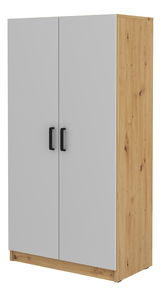 Šatní skříň Mantela 108 (dub artisan + světle šedá)
