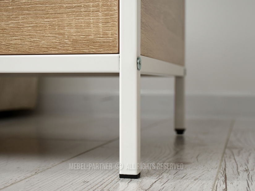 Noční stolek Soren Ns (sonoma + bílá)