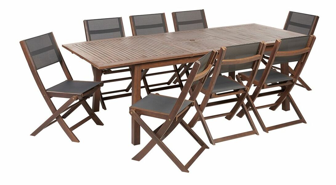 Zahradní sestava Canela (tmavé dřevo)