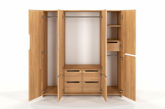 Šatní skříň Naturlig Larsos 4D5S (buk)