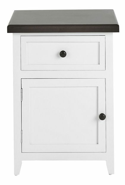 Noční stolek Layza (bílá)