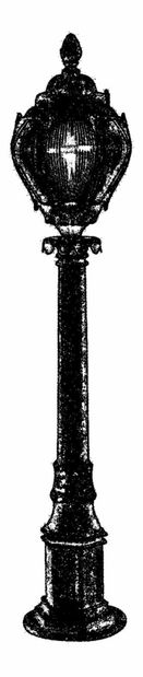 Venkovní podlahové svítidlo Suraya (hnědá)