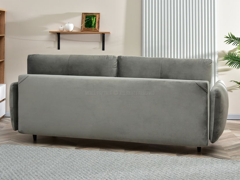 Pohovka dvousedačka Lasciare (šedá + černá)