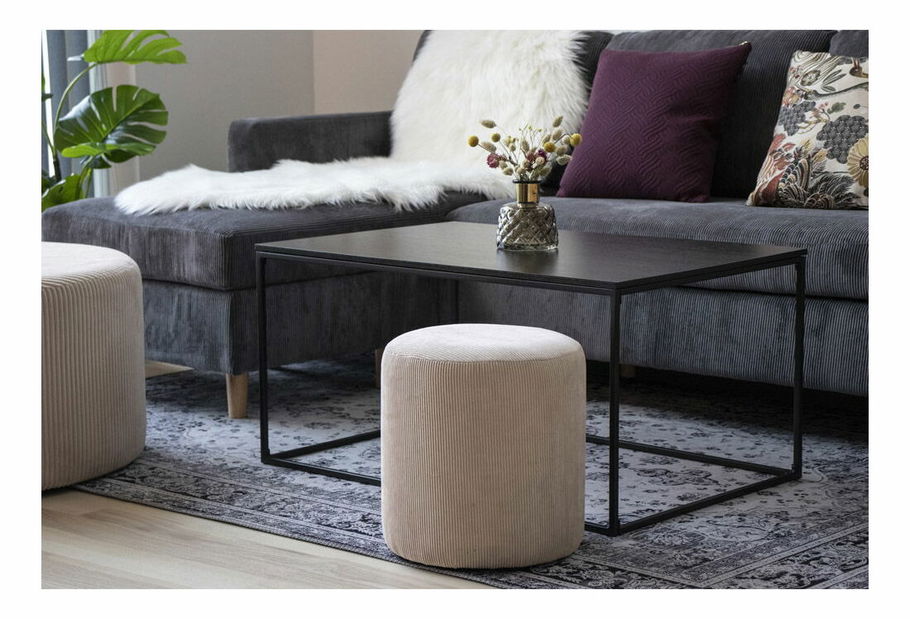 Koberec Hemeria 1 (černá + bílá)