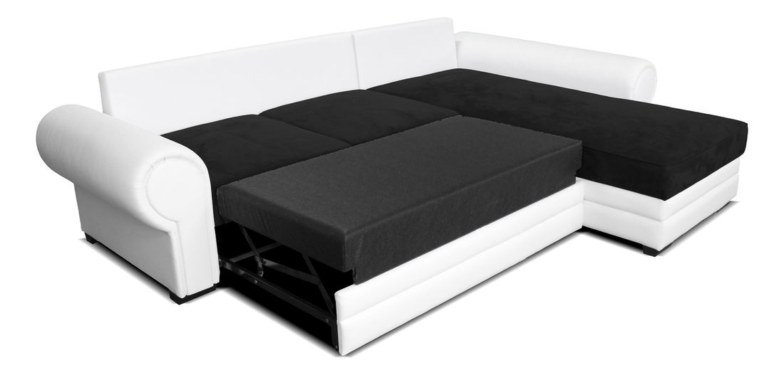 Rohová sedací souprava Milagro 2F+L (béžová + hnědá) (P)