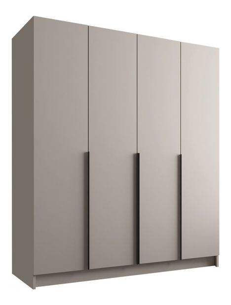 Šatní skříň Sezalos I (dub cremona + černá)