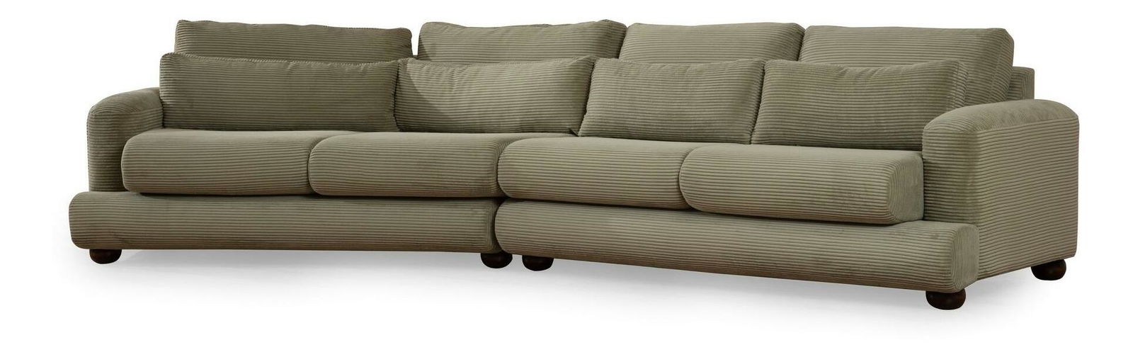 Pohovka čtyřsedačka Riverolla (L) (zelená)