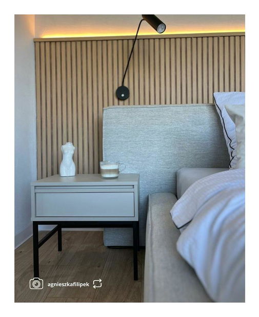 Noční stolek Evane E8 (béžová)