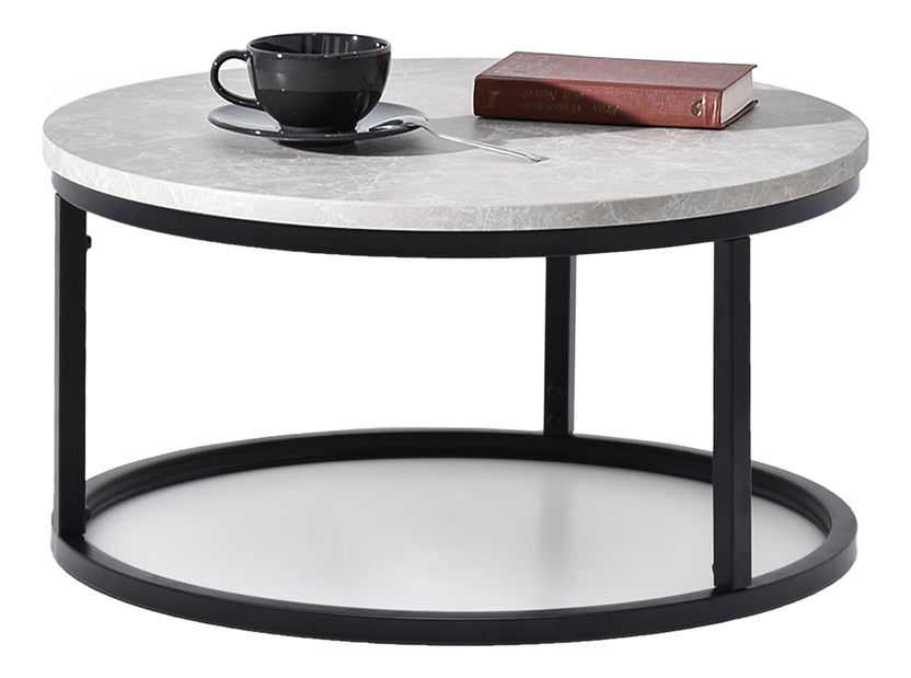 Konferenční stolek Kolja Stolek S (šedá + černá)