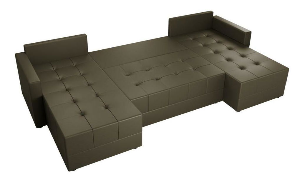 Rohová sedací souprava U Duna (hnědá)