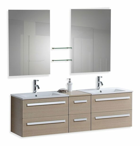 Koupelna Mador (světlé dřevo)