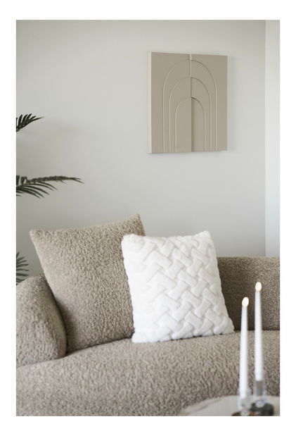 Nástěnná dekorace Inorina (béžová)