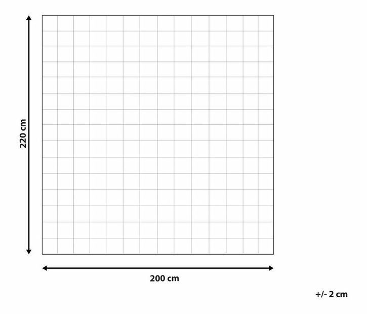 Přikrývka 200 x 220 cm Janník (bílá)