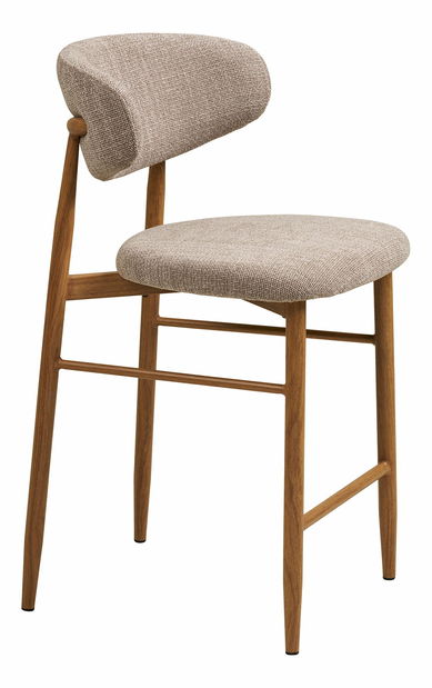 Barová židle Lsidinaina 2 (písková + přírodní)