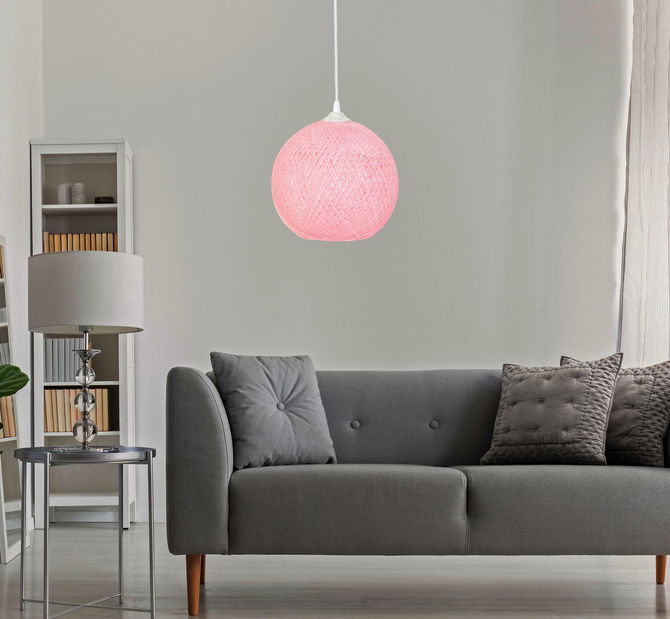 Stropní svítidlo Clamonerta 2 (růžová + bílá)