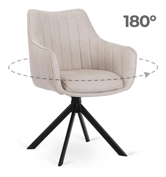 Jídelní židle Mamba (krémová