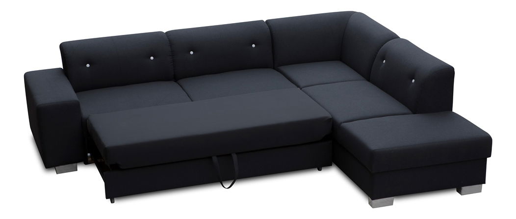 Rohová sedací souprava Dia (světle hnědá) (L)