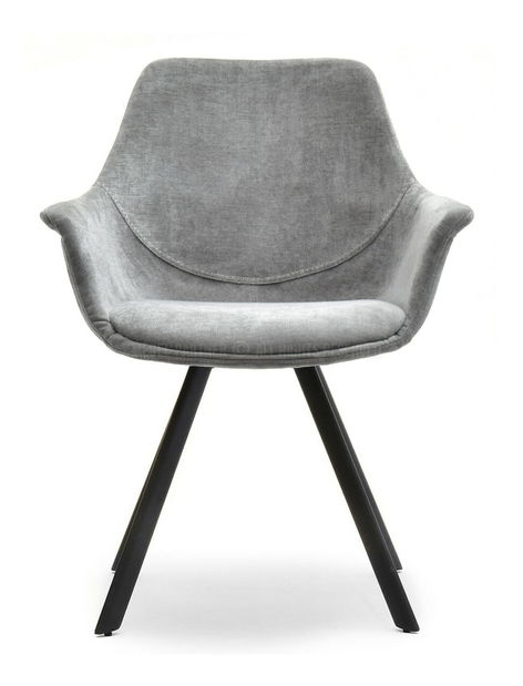 Židle Mirabell (šedá + černá)