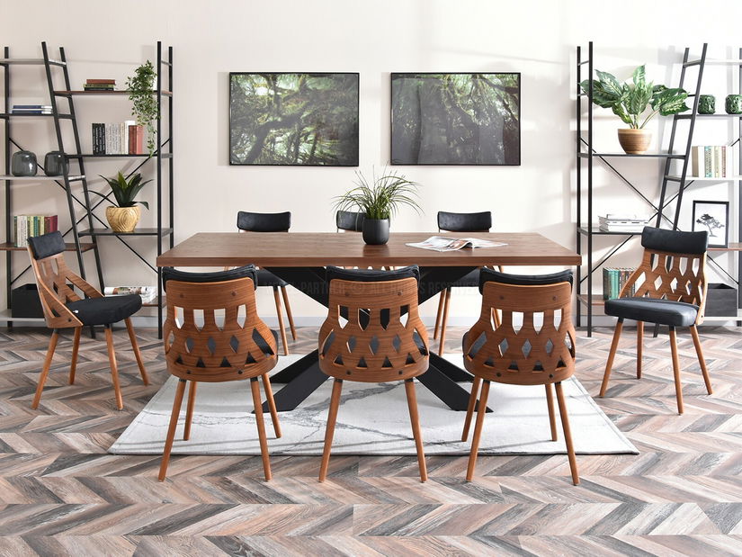 Židle Crab (ořech tmavý + dub)