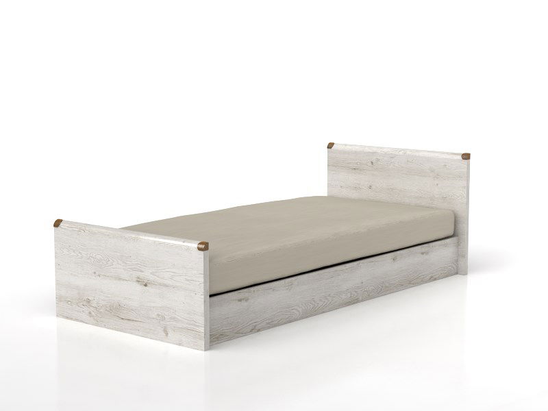 Jednolůžková postel 90 cm INDIANA JLOZ 90 (Borovice Canyon) *bazár