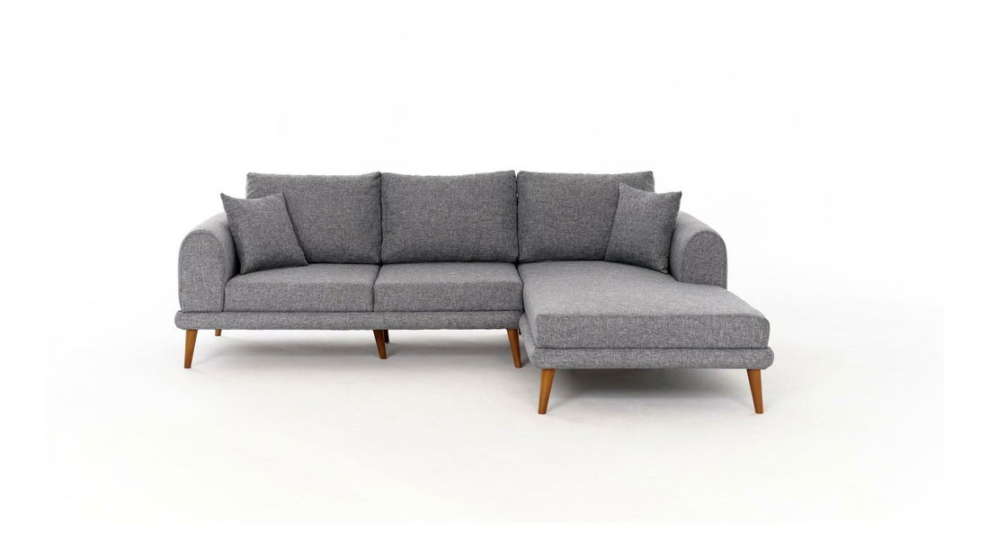 Rohová sedačka Sorenella (P) (šedá)