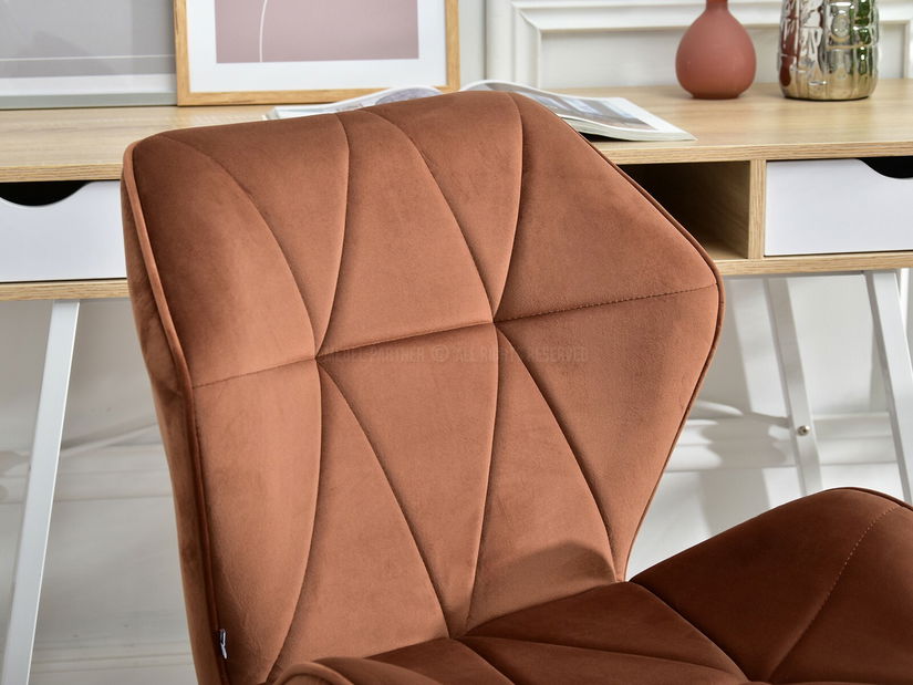 Křeslo Velma M (měděná + chromová)