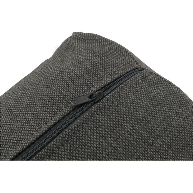 Rohová sedací souprava Maxius (šedá + černá)