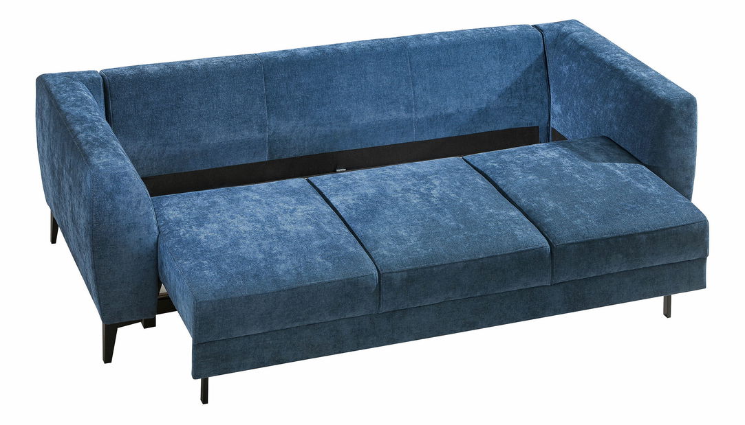 Pohovka třísedačka Ivonne (tmavě modrá)