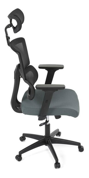 Kancelářské křeslo Kurosadas (šedá + černá)