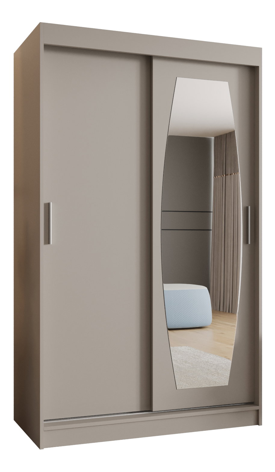 Šatní skříň 120 cm Rosaria (kašmír)