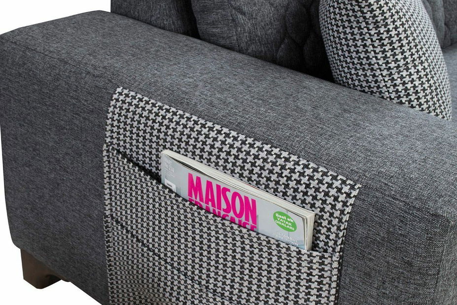 Rohová sedačka Lofty (šedá)