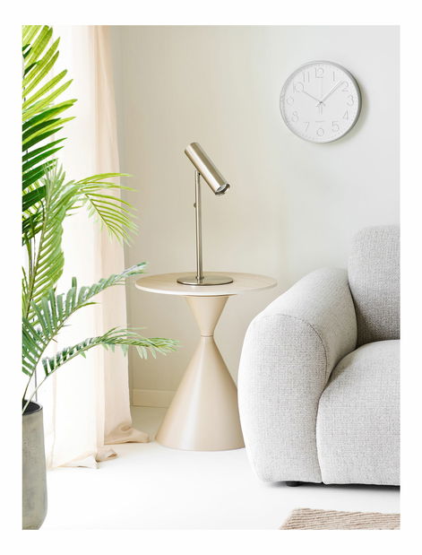 Stolní lampa Pindoria 1 (stříbrná)