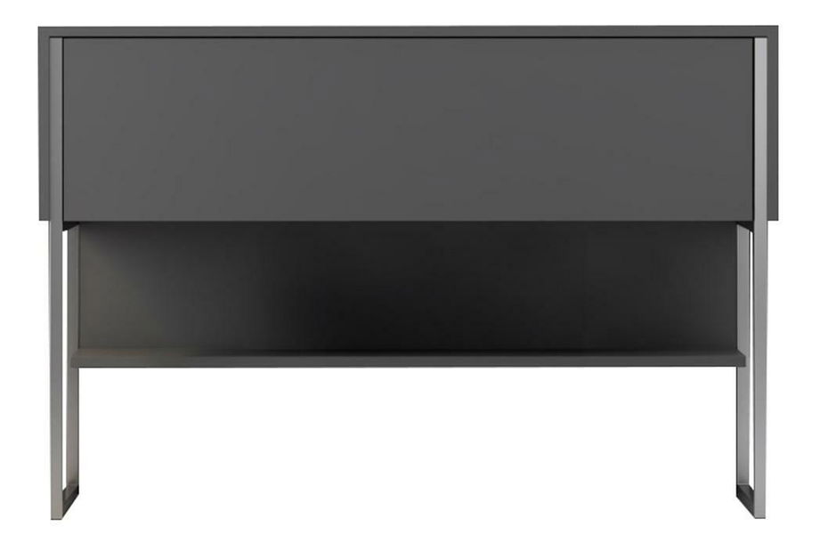 Konzolový stolek Luna 4 (stříbrná + antracit)