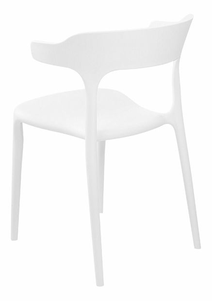 Set 8 ks jídelních židlí Gerry (bílá)