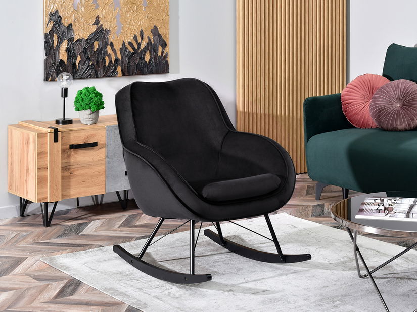 Houpací křeslo Coccolisimo (buk černý)