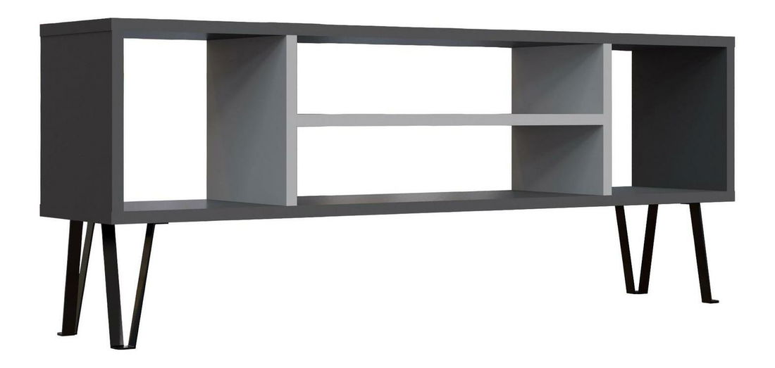 TV stolek Tesopu (antracit + bílá)