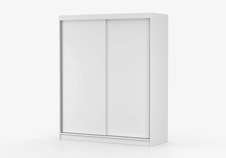 Šatní skříň Balor (bílá + bílá)
