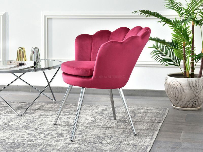 Křeslo Lasair (růžová + zlatá)