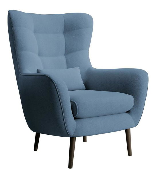 Křeslo Veneza 1 (modrá + černá)