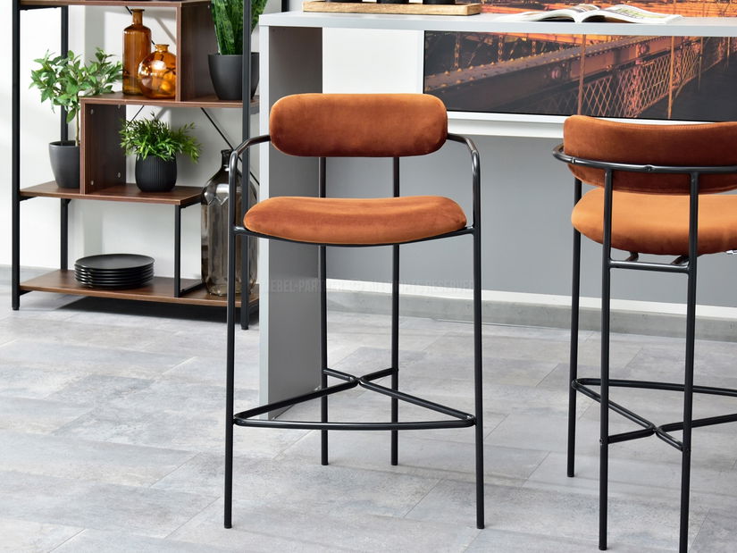 Židle Viola (měděná + černá)