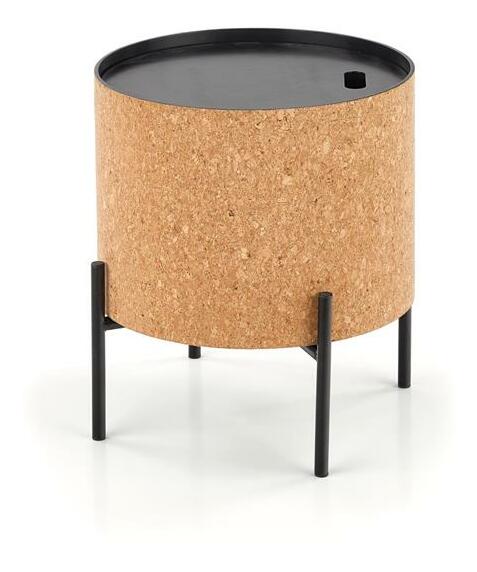 Konferenční stolek Shae (přirodna + černá)