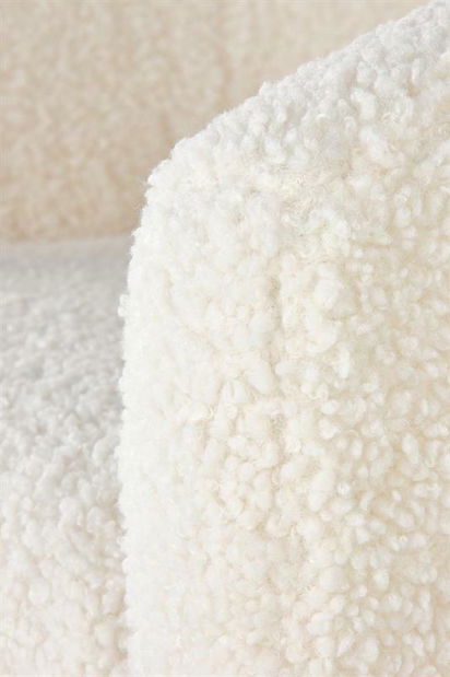 Relaxační křeslo Goldie (krémová + zlatá)