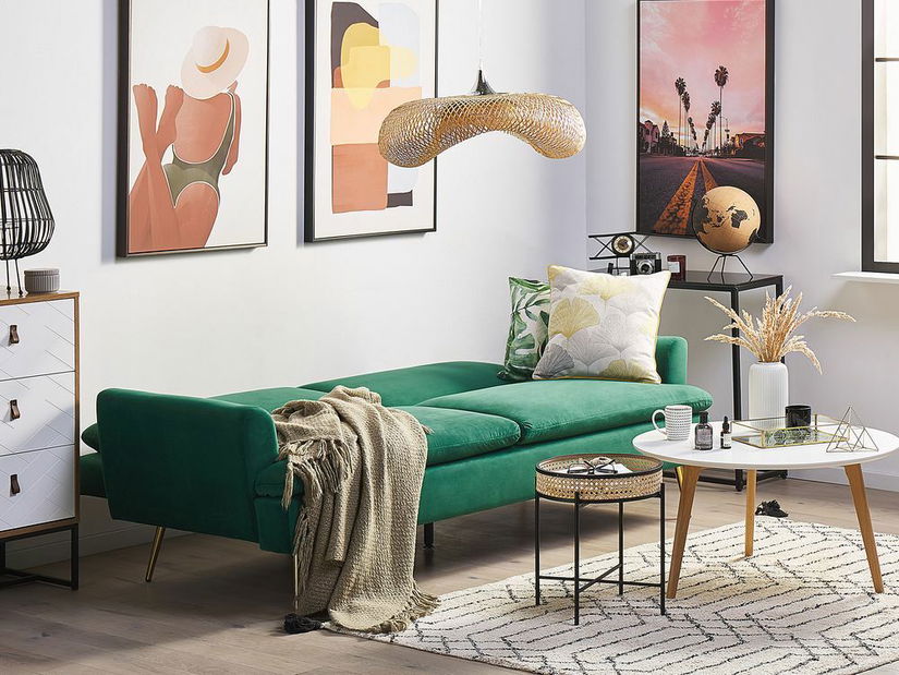 Pohovka VARTEA (tmavě zelená)