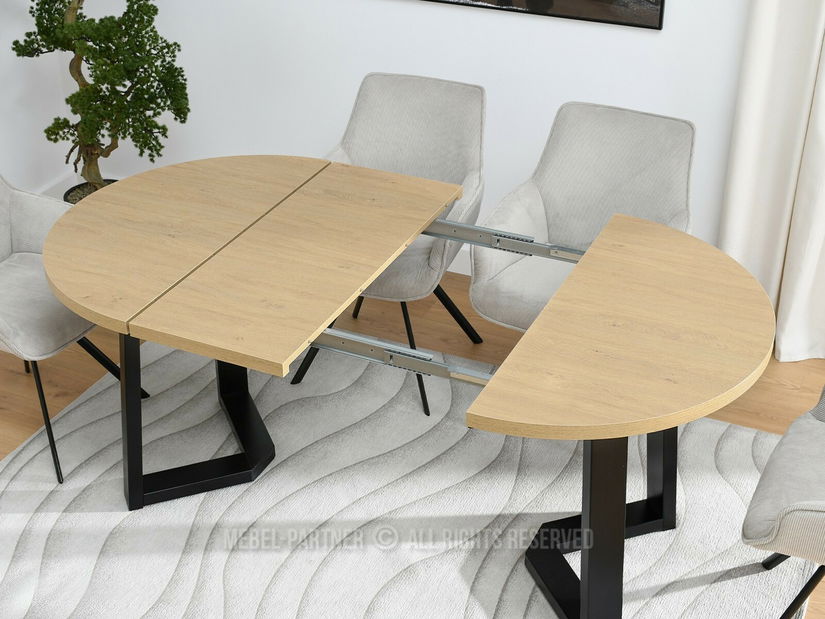 Jídelní stůl Aceptar (dub + černá)