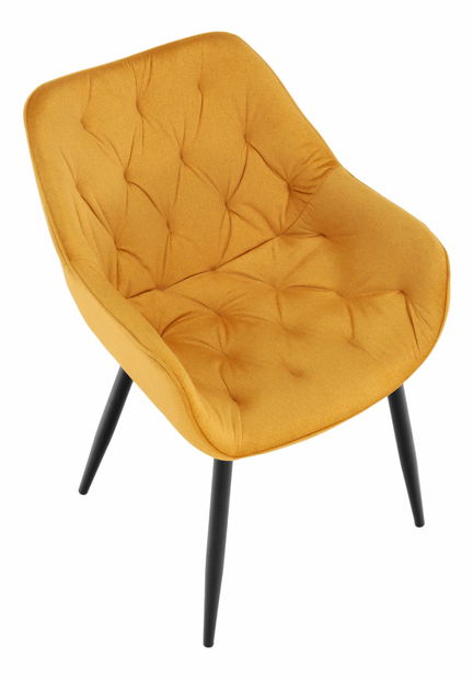 Designové křeslo Feddy (žlutá)